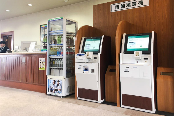 札幌リージェントゴルフ倶楽部様　トムソンコースに設置された自動精算機