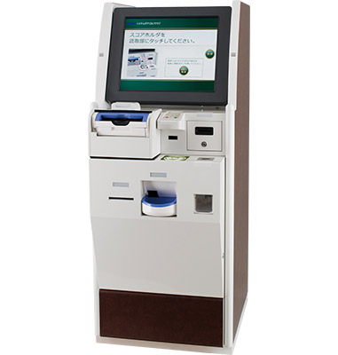 ゴルフ場向け自動精算機。上位システムや会員カードシステムとも連動!