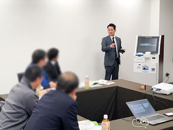 システムギアゴルフ展示会 鹿児島会場での様子1