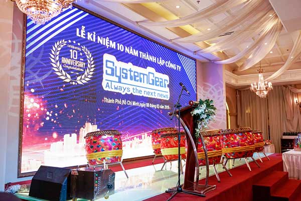 システムギアベトナム10周年記念式典の様子1