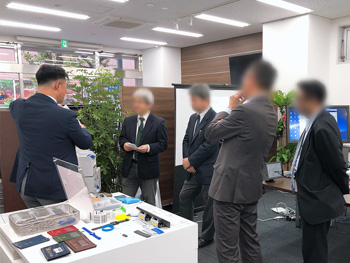 システムギアゴルフ展示会大阪会場での様子1