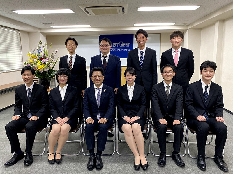 システムギアグループ 2021年度 新卒入社式を行いました