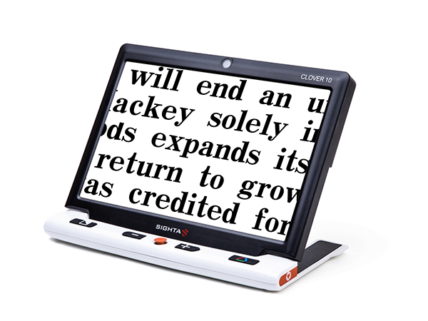 携帯型拡大読書器「クローバー10」