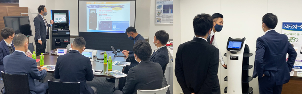 過去のシステムギアゴルフ展示会の様子