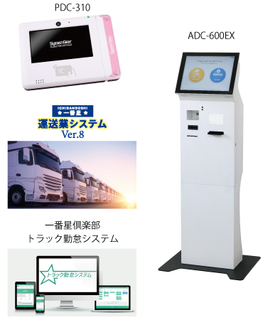 小売業向けチャージ機・IC,磁気カードリーダー・運送業向け基幹システムなど、幅広い分野の製品やシステムをご紹介