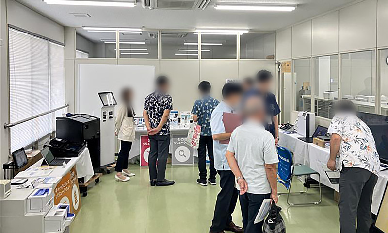 システムギア ビジネスフェア沖縄会場での様子１
