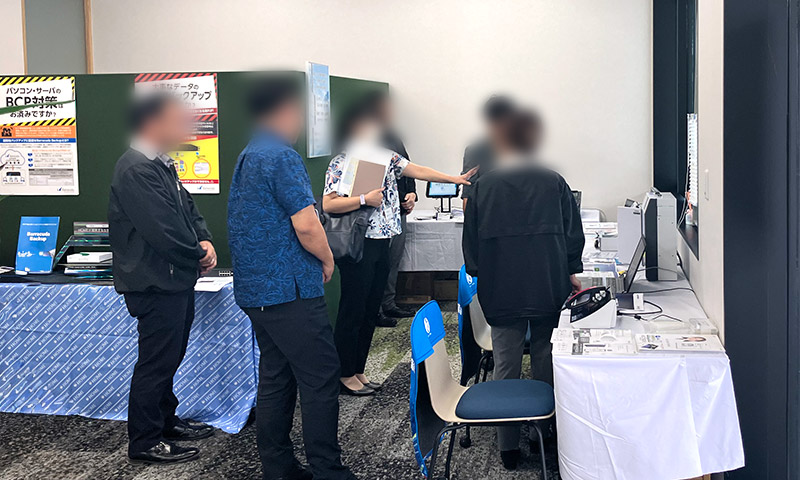 システムギア ビジネスフェア沖縄会場での様子２
