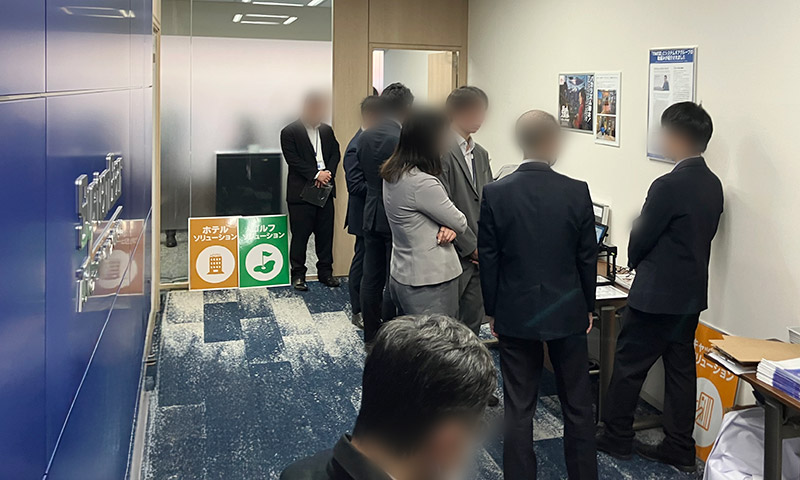 システムギア ビジネスフェア東京会場での様子１