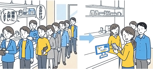 飲食店の会計を効率化するタブレット型精算機CPT-100