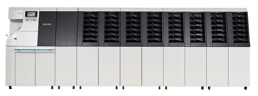 業務量に応じて最大48ポケットまで増設可能なMICRリーダー・ソーター:ADC-6300