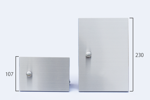 IC貴重品ボックスの扉サイズ