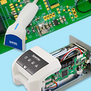 実績豊富な自動認識機器を新たにデバイスユニットから提供。小ロットでもコストを抑えて受託開発・製造が行えます
