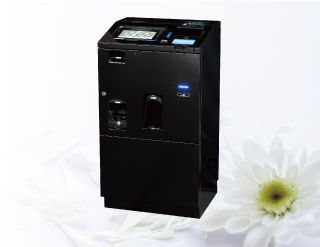 業界最小クラスの多機能KIOSK。低コストで導入可能な価格を抑えた自動精算機。