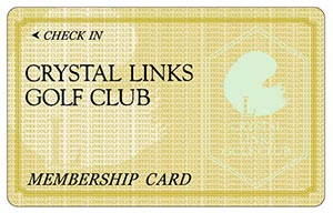 カード製作例:クリスタルリンクスゴルフクラブ様