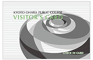 カード製作例:京都大原パブリックコース様