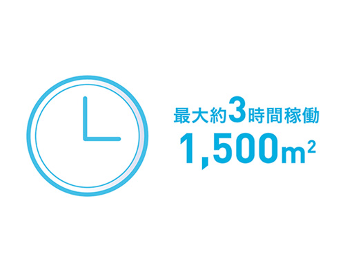 最高ランクの清掃効率
