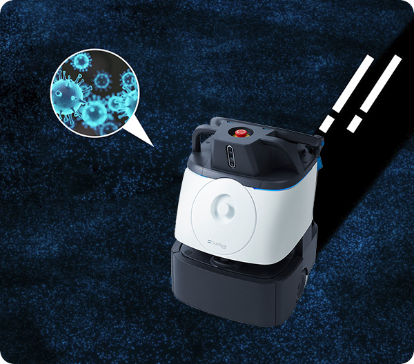 Whizシリーズの清掃前後で、床面の細菌量は大幅に減少