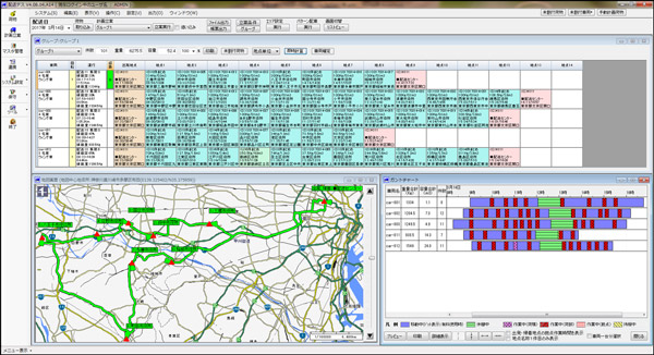 誰でも直感的な操作ができる配送デス管理画面
