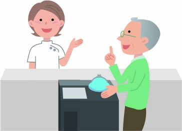 コンパクトサイズでわずかなスペースに設置ができます。既存のカウンターの高さに合わせて高さ調節も行えます